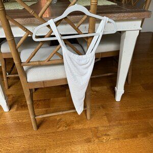 Privacy Please Ribbed Bodysuit- Size Small